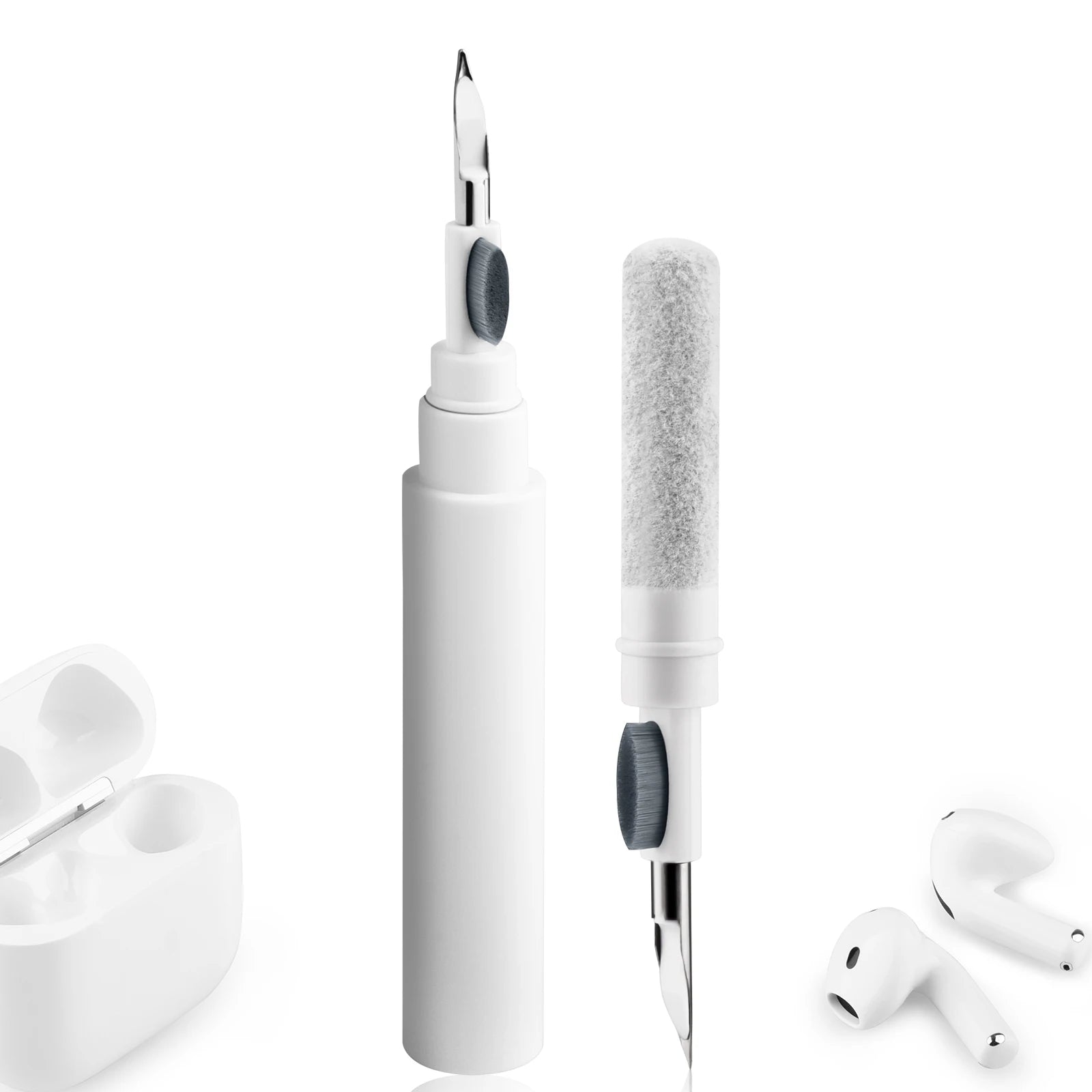 Premium 3-in-1 Earbud Cleaning Pen Kit for AirPods Pro, Xiaomi, iPhone