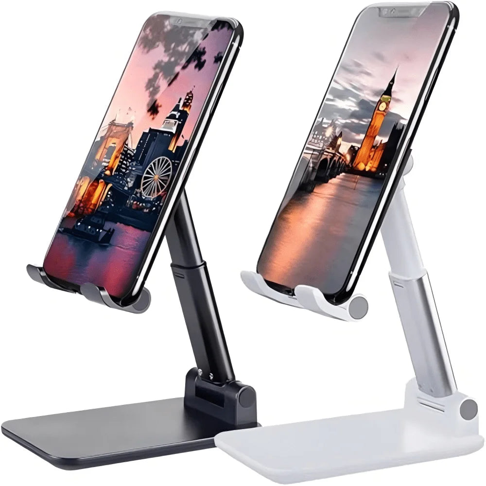 Adjustable Foldable Phone Stand for Desk – Portable Universal iPhone Android Holder