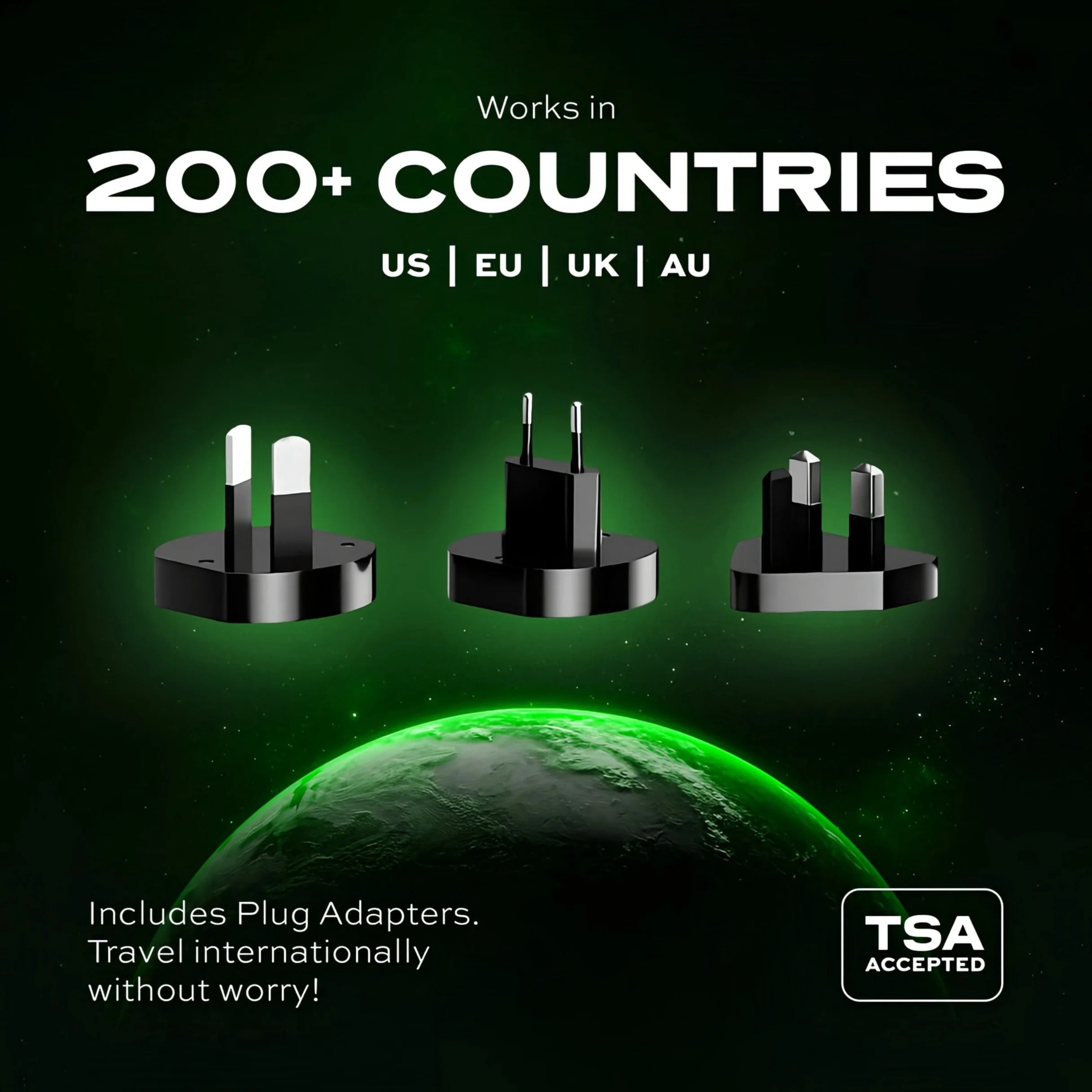 MagSafe 10000mAh Portable Power Bank: Fast Wireless Charging, Cables & Foldable Plug