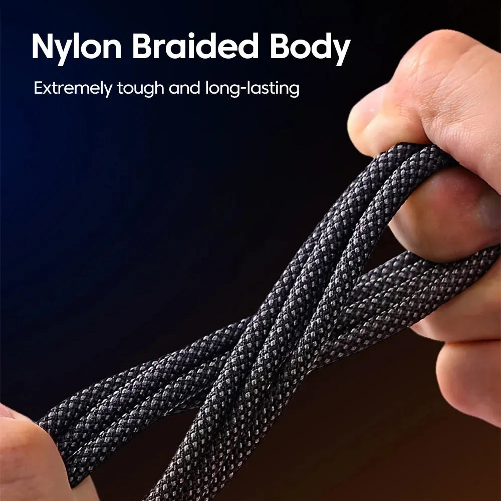 Maerknon 240W USB-C Super Fast Charging Cable LED Display Android Phones